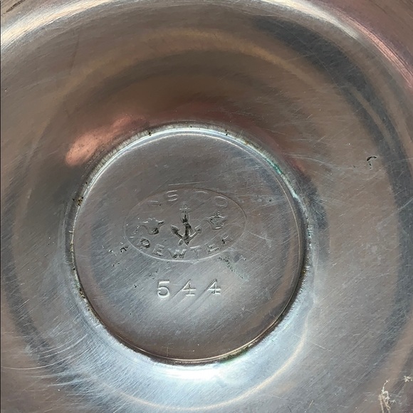 Vintage Insico Pewter Footed Dish No. 544 - Picture 3 of 5